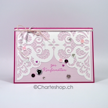 Zur Konfirmation rosa