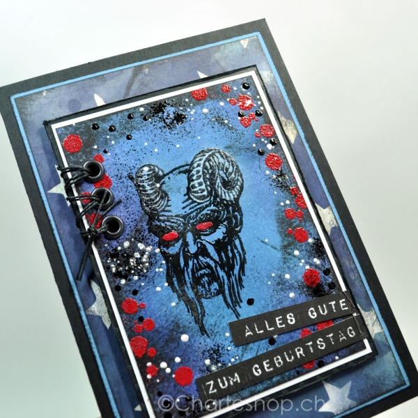 Alles Gute zum Geburtstag blau Dämon